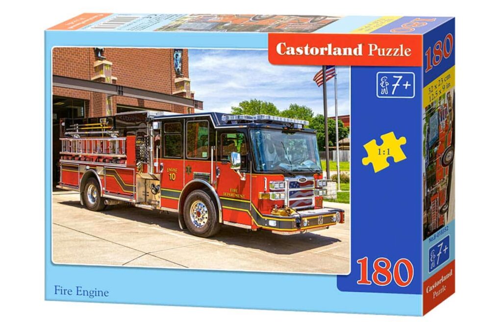 Castorland Puslespil – Brandbil 180 Brikker