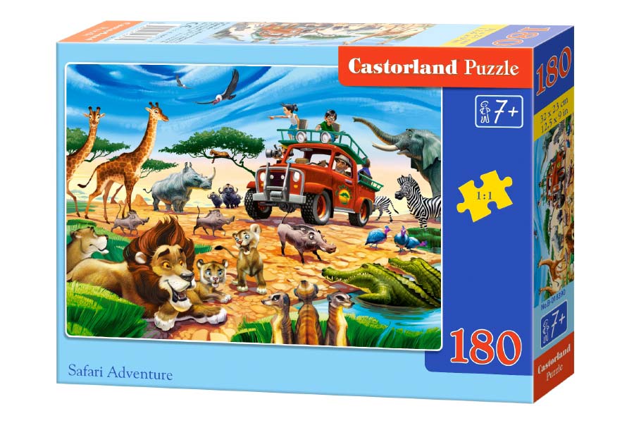 Castorland Puslespil – Safarieventyr 180 Brikker