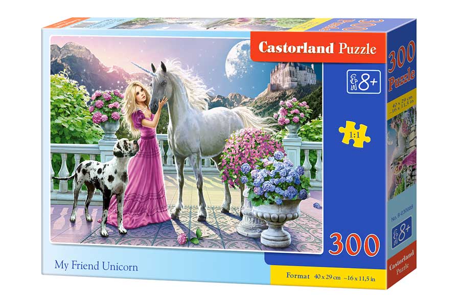 Castorland Puslespil – Min Ven, Enhjørningen 300 brikker