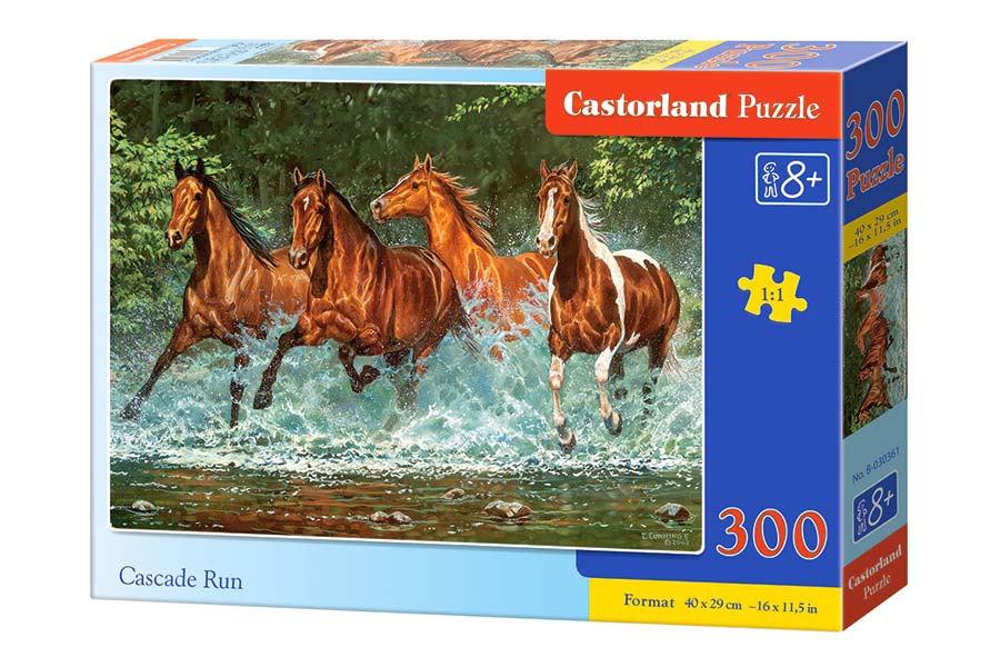 Castorland Puslespil – Vildheste 300 Brikker