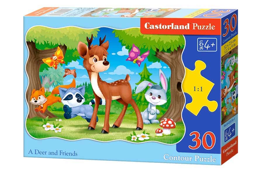 Castorland Puslespil – Skovens venner 30 Brikker