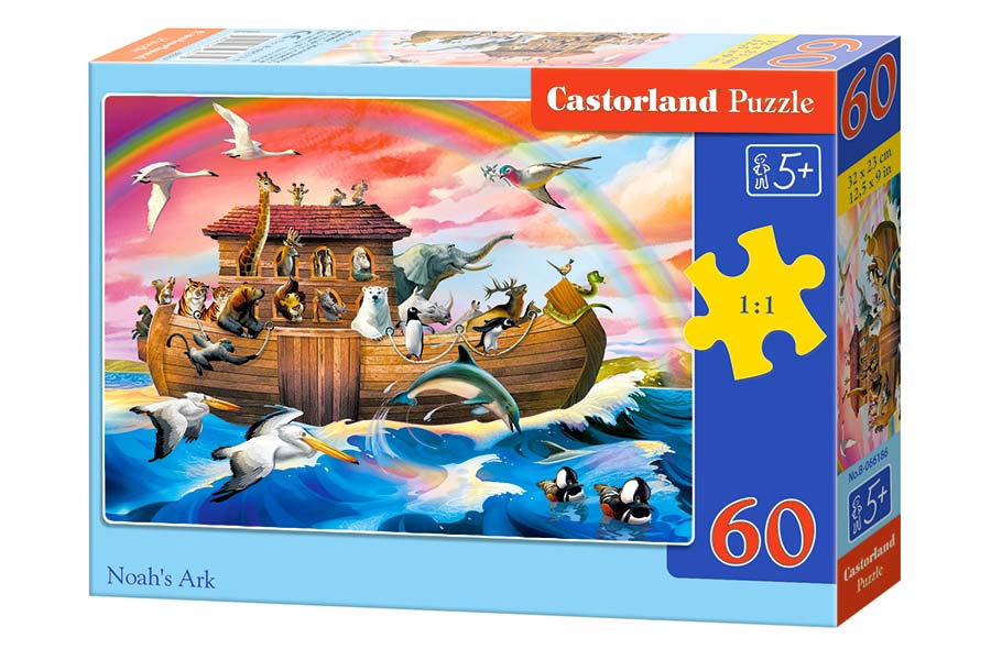 Castorland Puslespil – Noah’s Ark, 60 Brikker