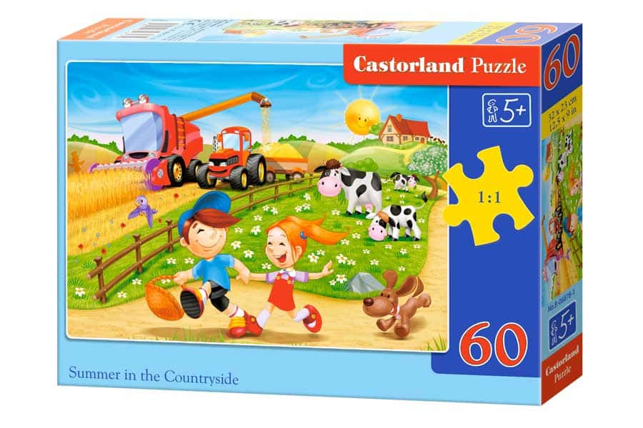 Castorland Puslespil – Sommer på landet 60 Brikker