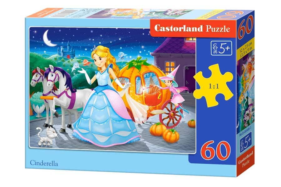Castorland Puslespil – Askepot 60 Brikker