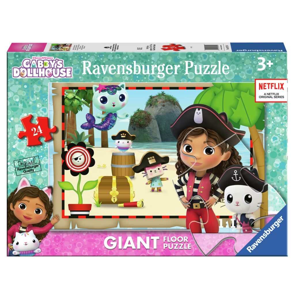 Ravensburger Gulvpuslespil – Gabbys Dukkehus 24 Brikker
