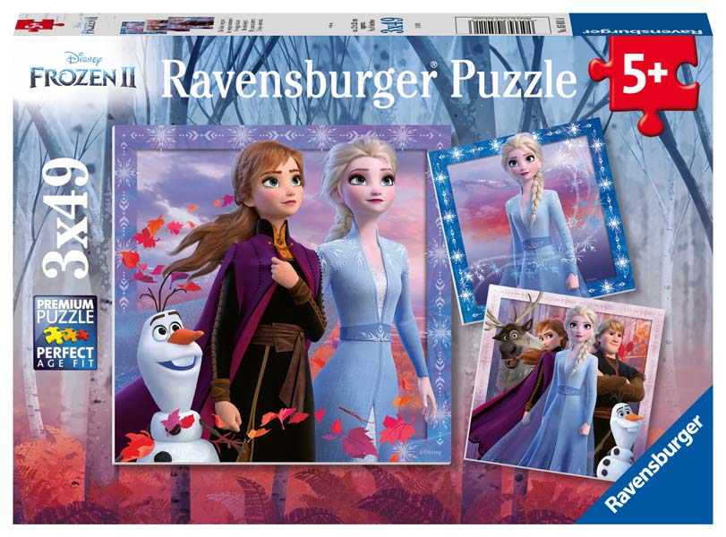 Ravensburger Børnepuslespil – Disney Frozen 2, 3×49 brikker