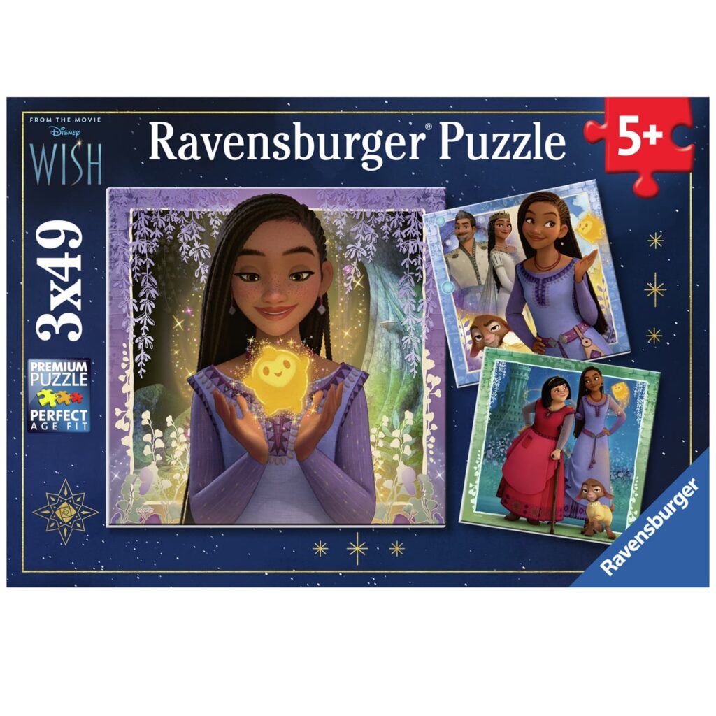 Ravensburger Børnepuslespil – Disney Wish 3×49 Brikker
