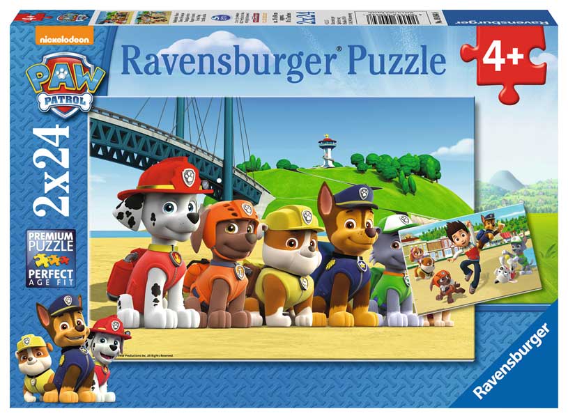 Ravensburger Børnepuslespil – Paw Patrol 2×24 brikker