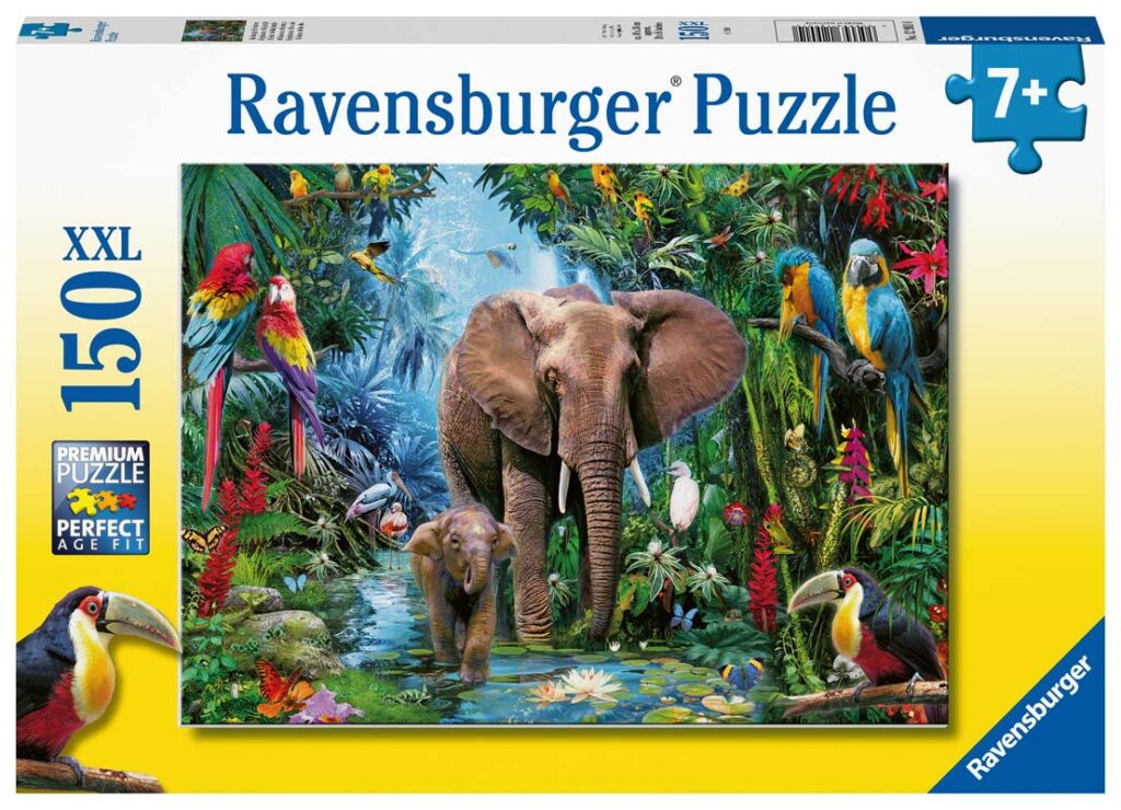 Ravensburger Puslespil – Safari dyr 150 brikker XXL