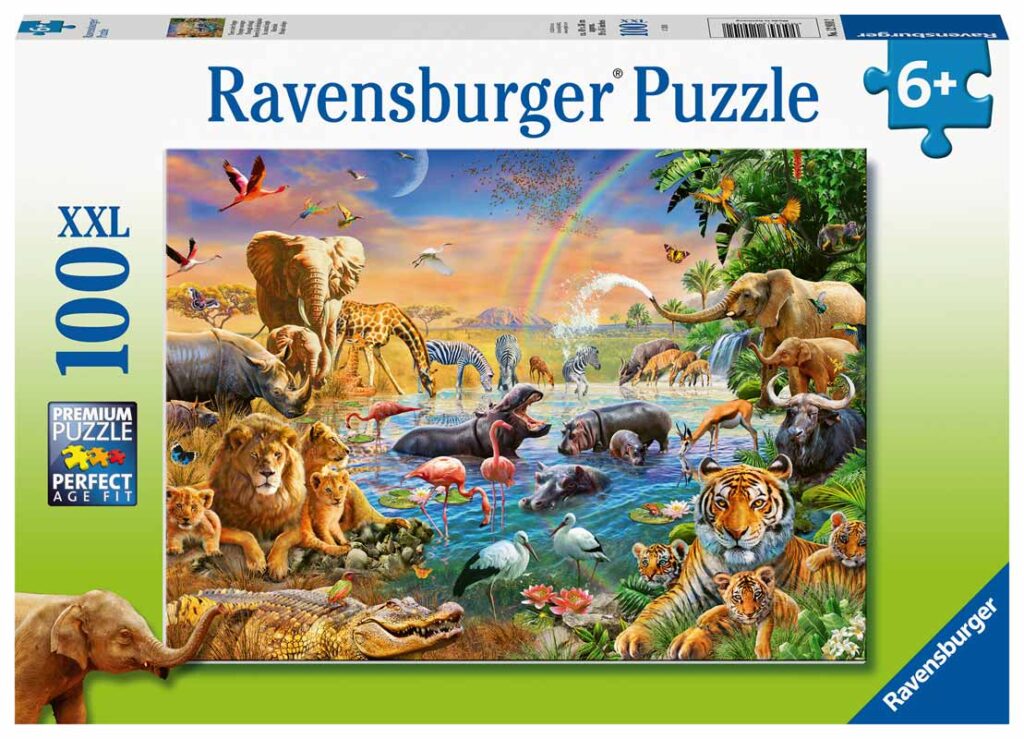 Ravensburger Puslespil – Vandhul 100 brikker XXL