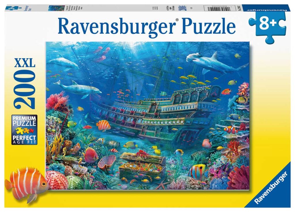 Ravensburger Puslespil – Undervandsfund 200 brikker XXL