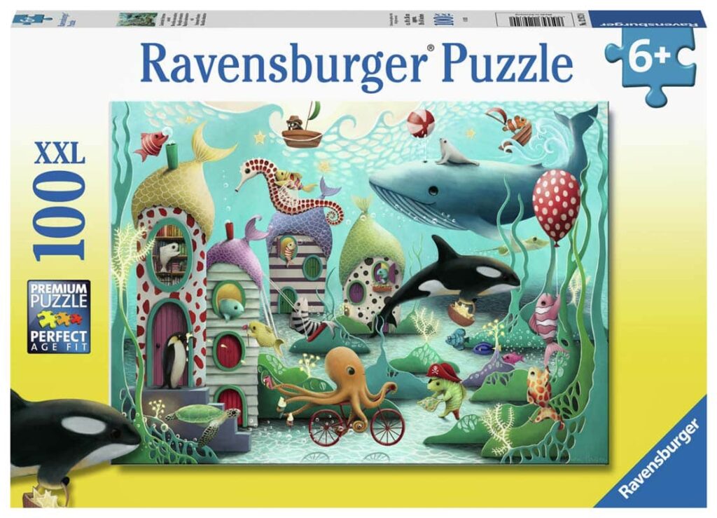 Ravensburger Puslespil – Undervandsmirakler 100 brikker XXL