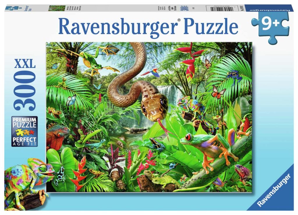 Ravensburger Puslespil – Reptil Resort 300 brikker XXL