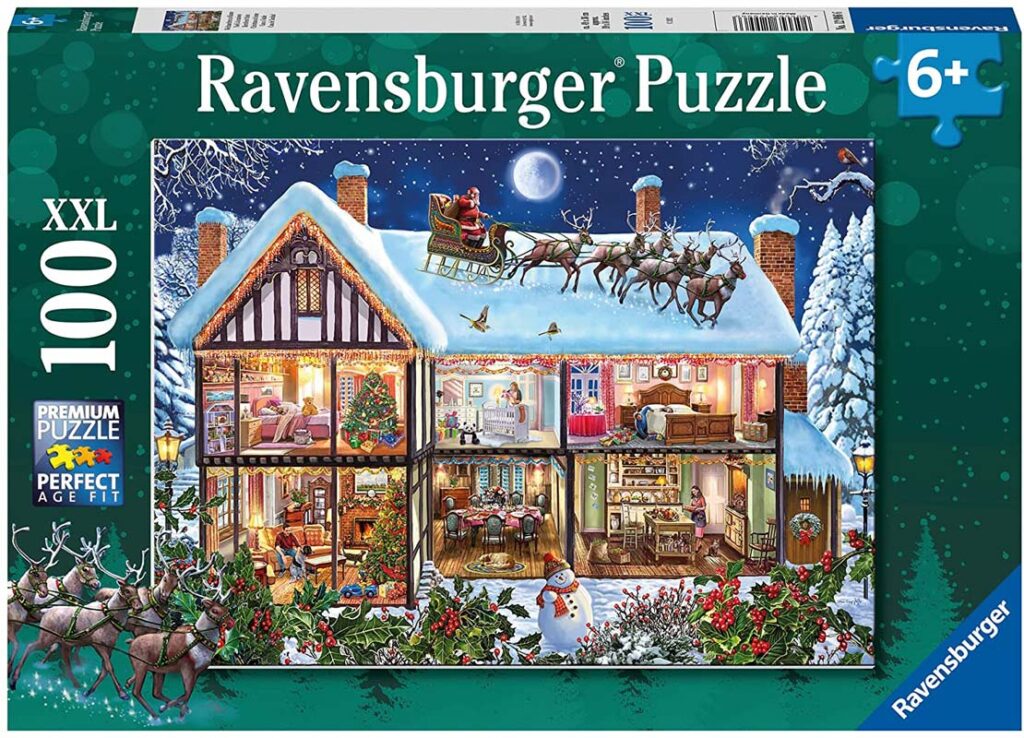 Ravensburger Puslespil – Forberedelser til Juleaften 100 stk. XXL