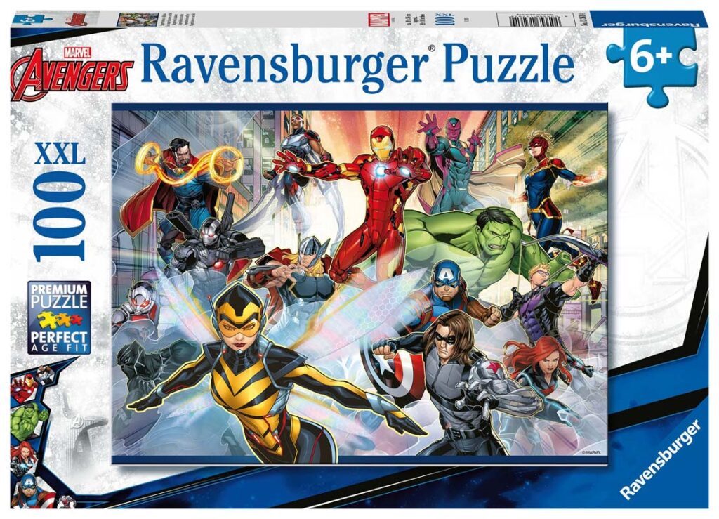 Ravensburger Puslespil – Avengers 100 brikker XXL
