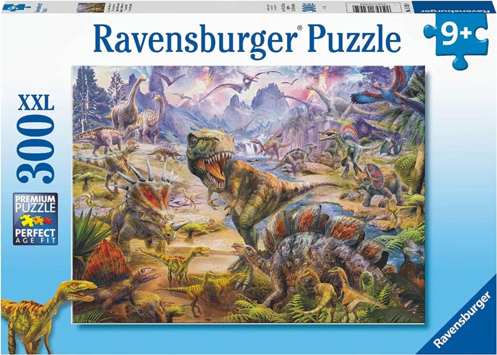 Ravensburger Puslespil – Dinosaurier 300 brikker XXL