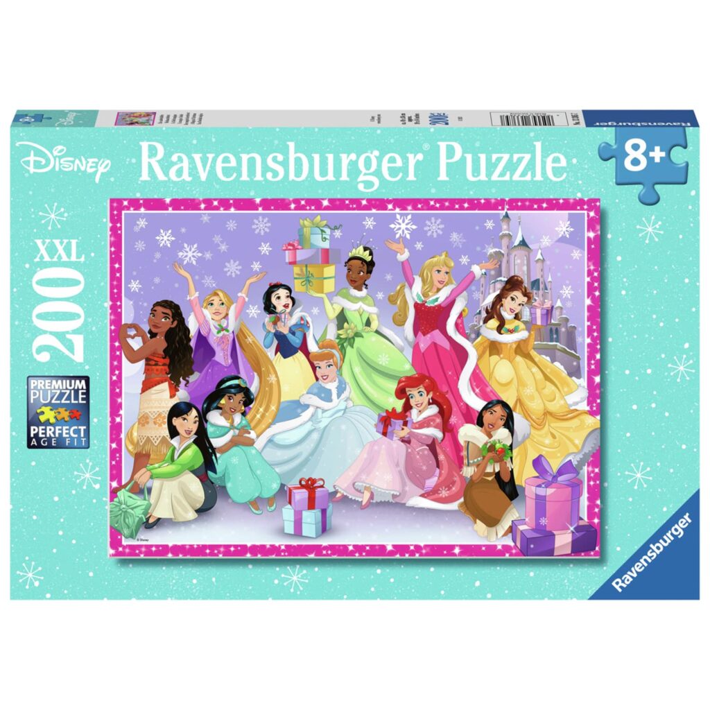 Ravensburger Børnepuslespil – Disney Prinsesser Julefest 200 Brikker