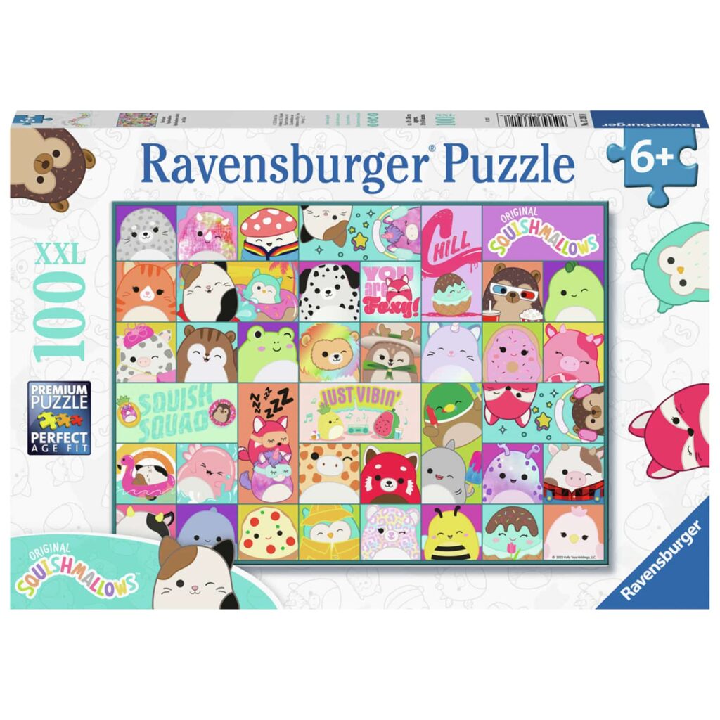 Ravensburger Puslespil – Squishmallows 100 Brikker