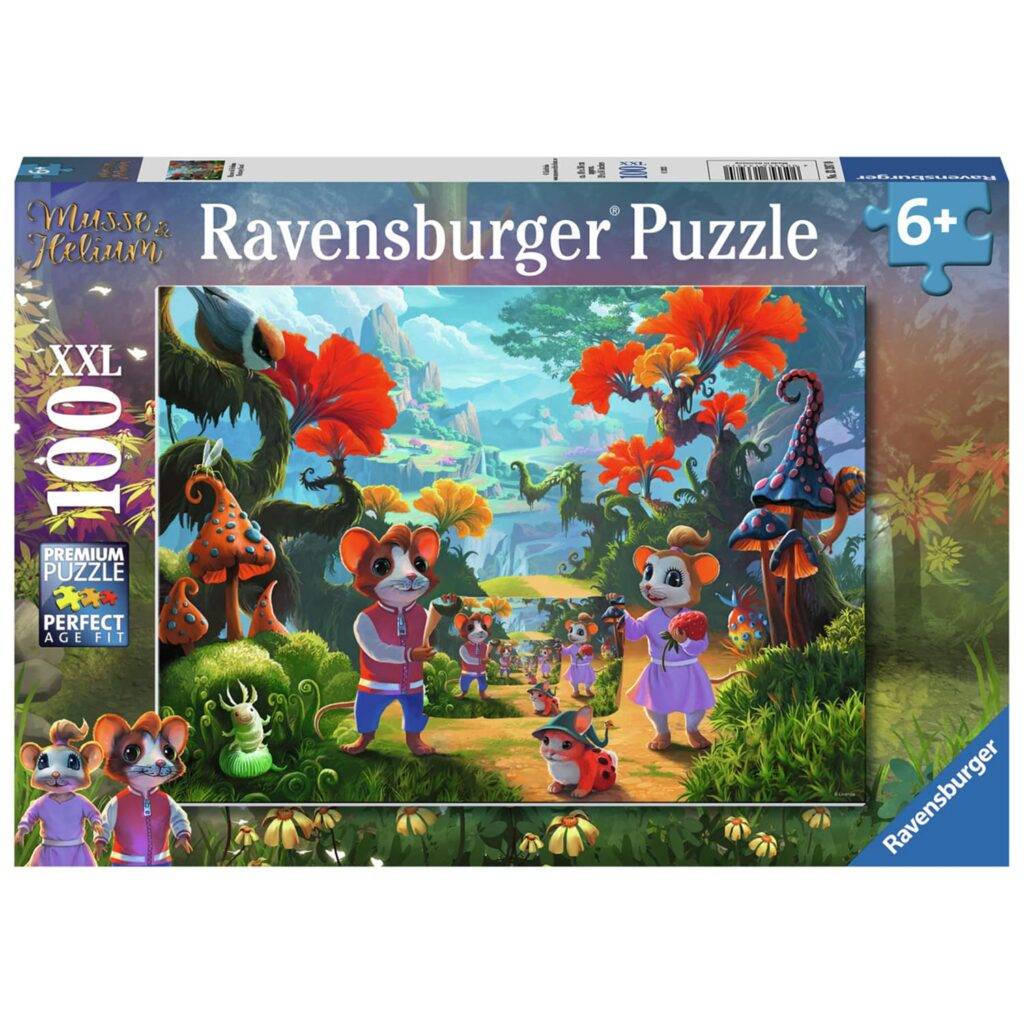 Ravensburger Børnepuslespil – Musse & Helium 100 Brikker