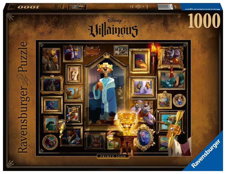 Ravensburger Puslespil – Disney Villainous Skurke – Prins John 1000 brikker