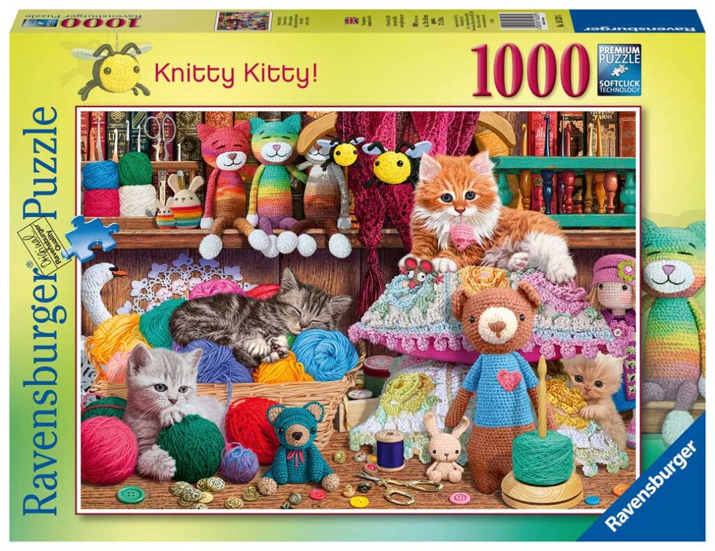 Ravensburger Puslespil – Stikkende killing 1000 brikker