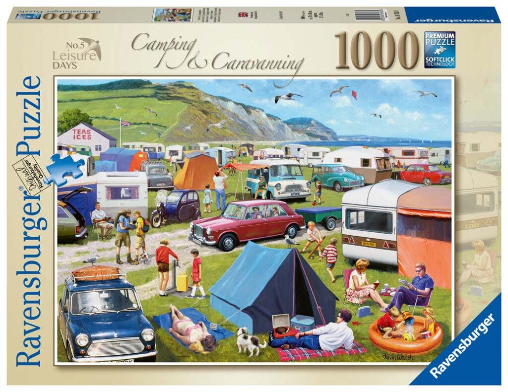 Ravensburger Puslespil – Camping & Campingvogn 1000 brikker