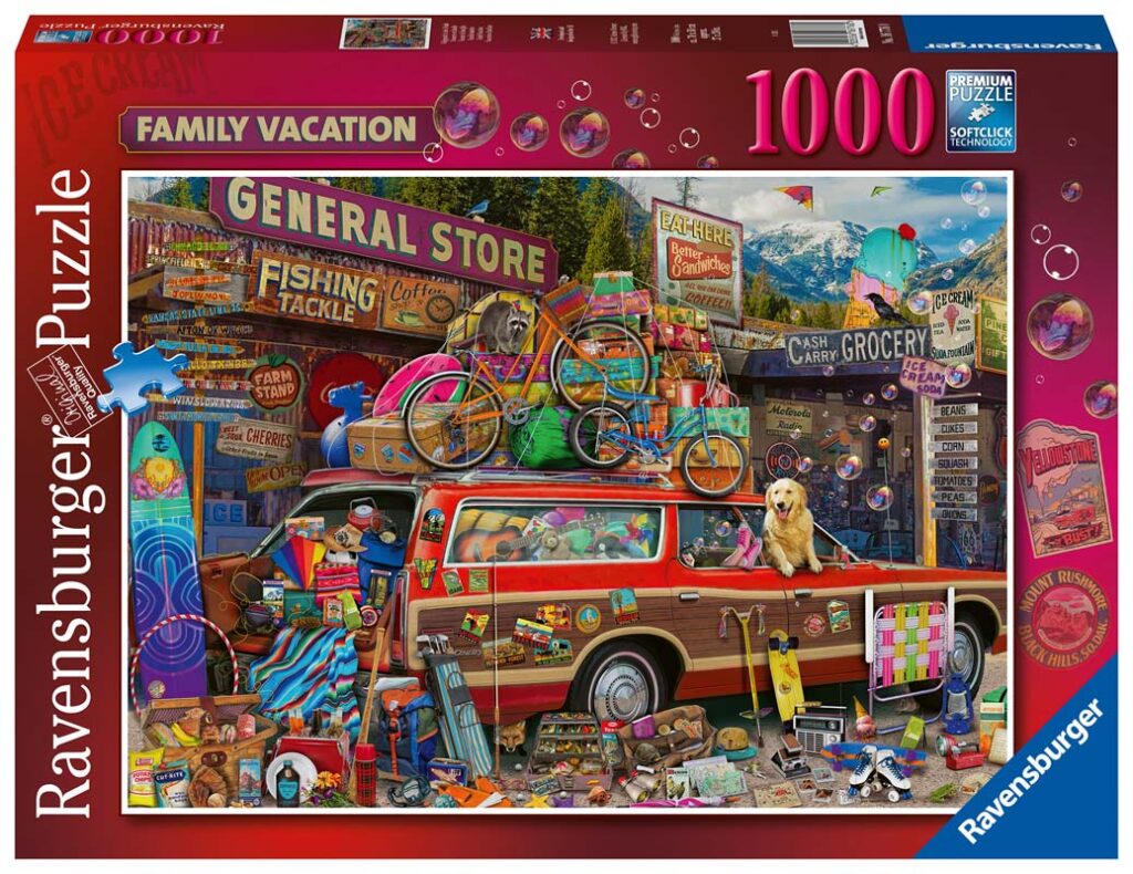 Ravensburger Puslespil – Familieferie 1000 brikker