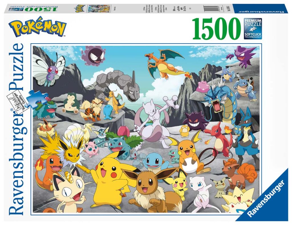 Ravensburger Puslespil – Pokémon 1500 brikker