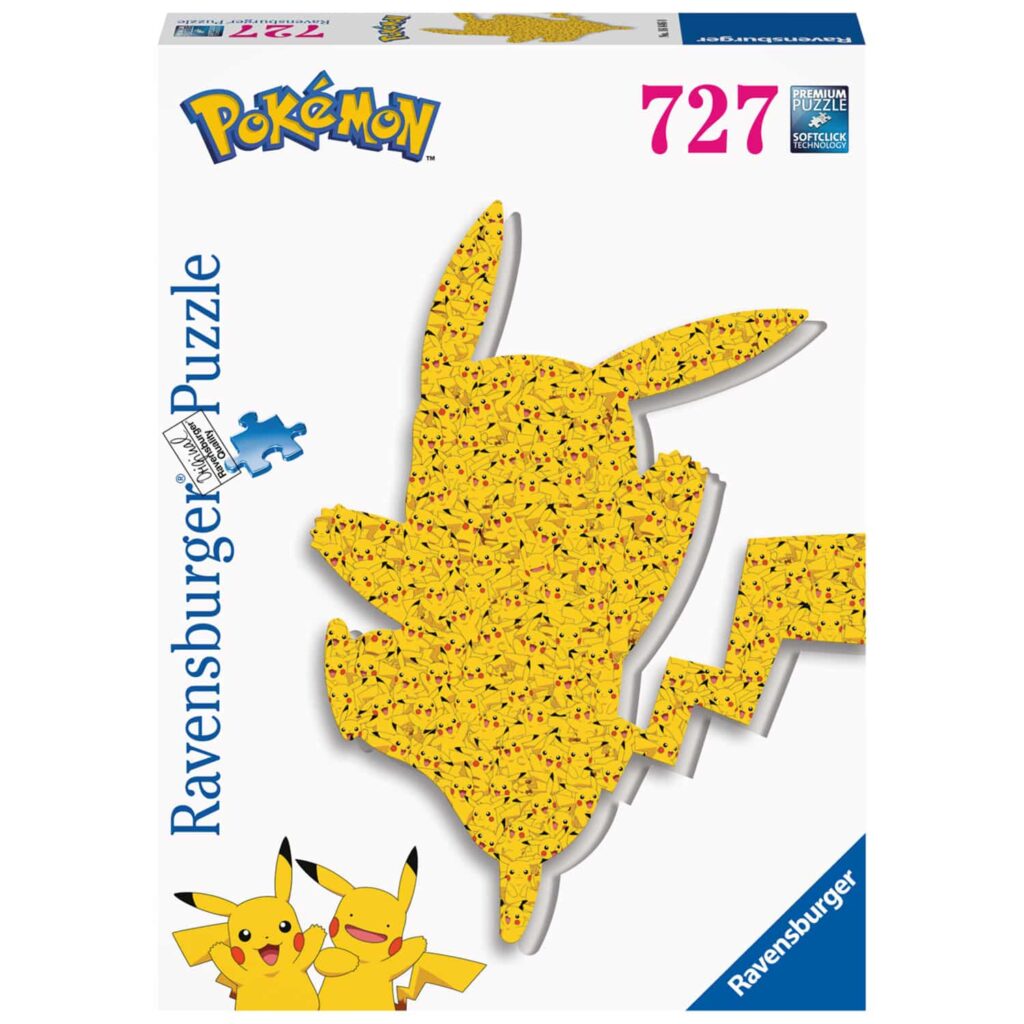 Ravensburger Puslespil – Pokémon Formet Pikachu 727 Brikker