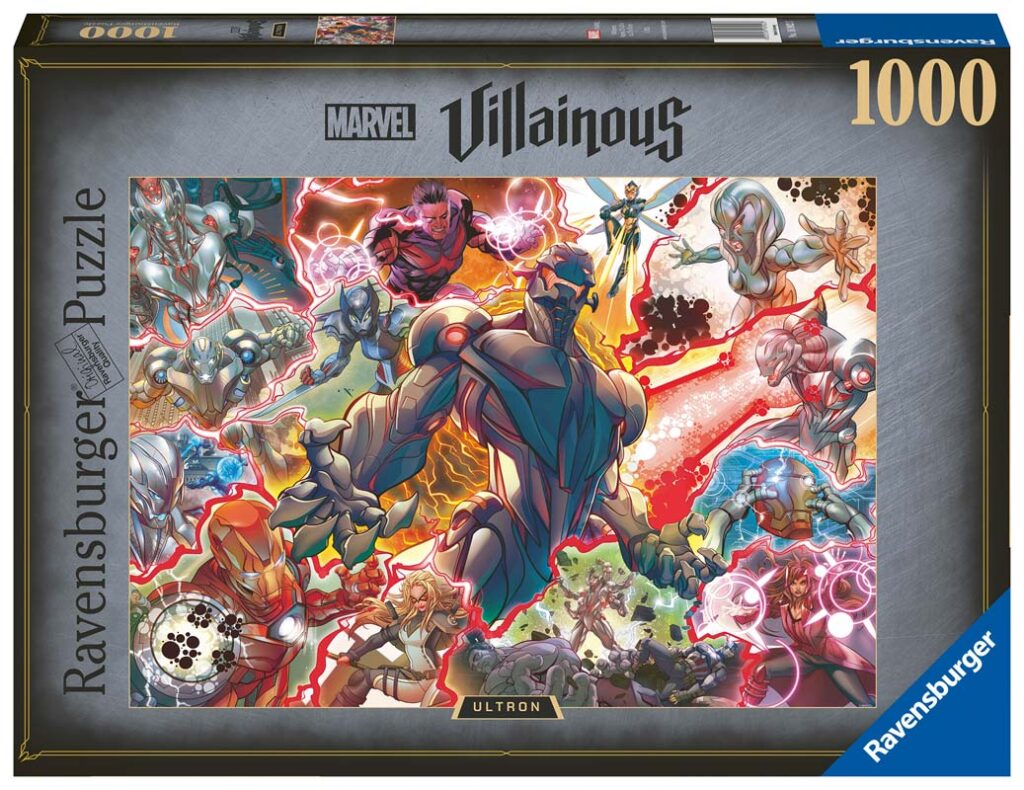 Ravensburger Puslespil – Marvel Villainous Skurke – Ultron 1000 brikker