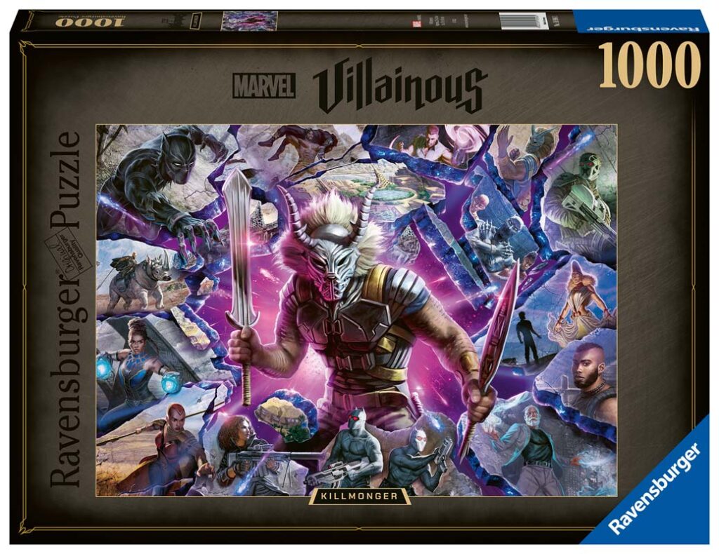 Ravensburger Puslespil – Marvel Villainous Skurke – Killmonger 1000 brikker