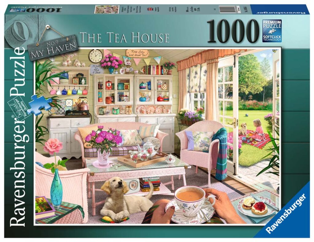 Ravensburger Puslespil – Mit tilflugtssted #9: Tehuset 1000 brikker
