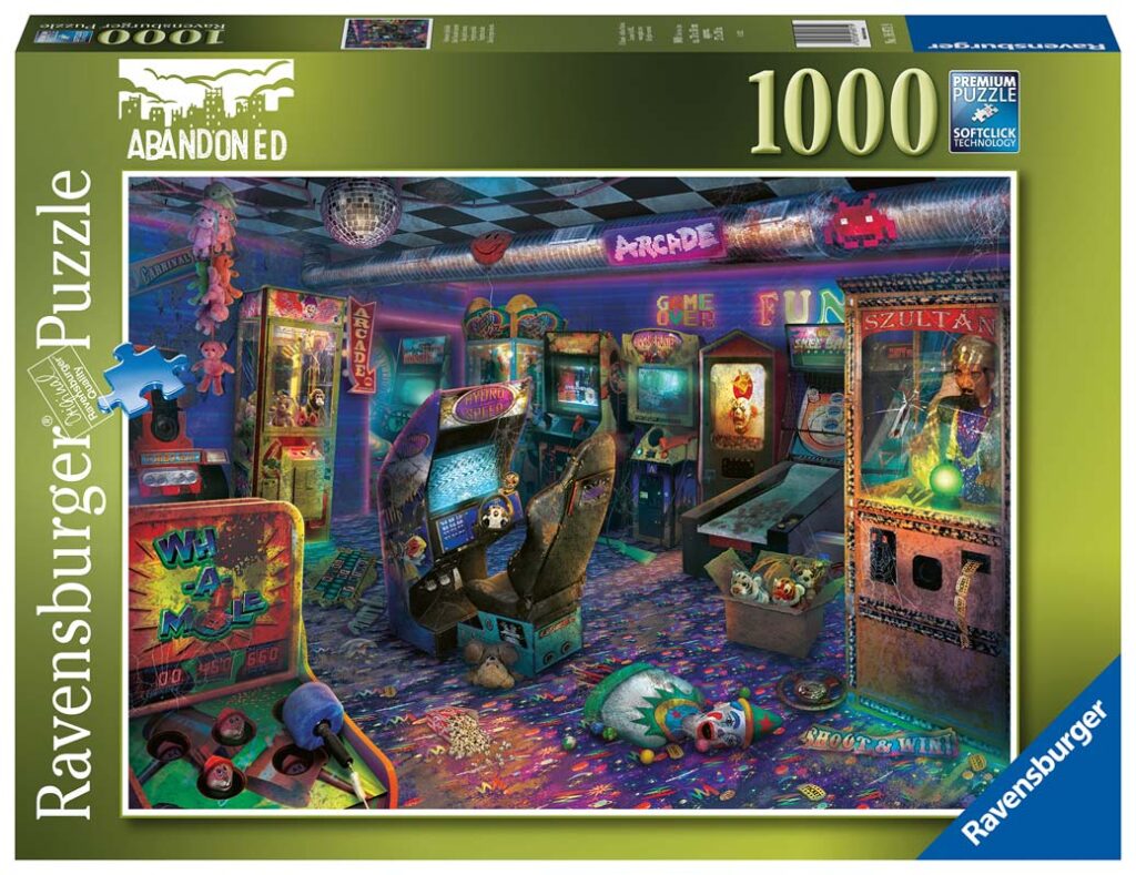 Ravensburger Puslespil – Glemsomt Arkadespil 1000 brikker