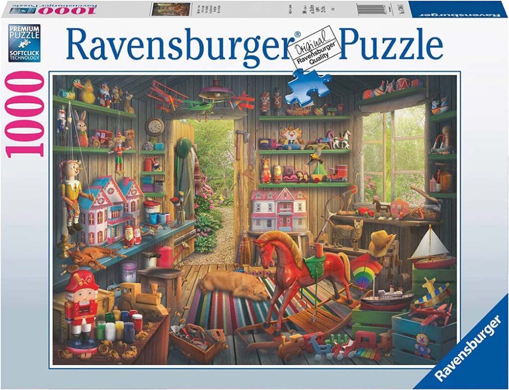 Ravensburger Puslespil – Nostalgiske legetøj 1000 brikker