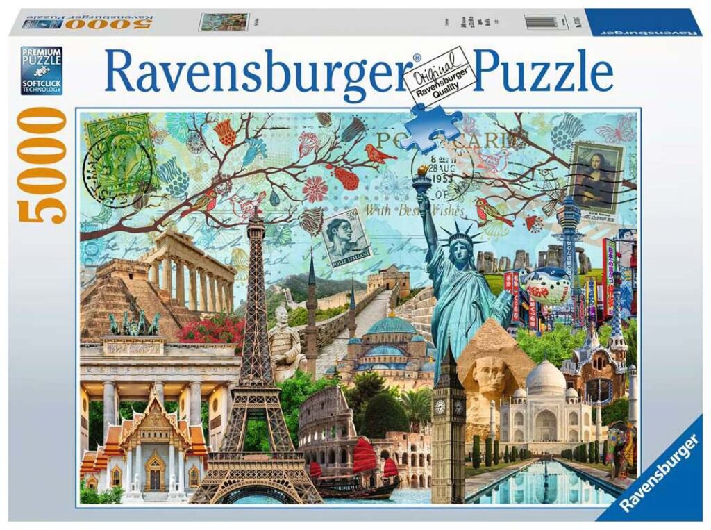 Ravensburger Puslespil – Bykollage 5000 brikker