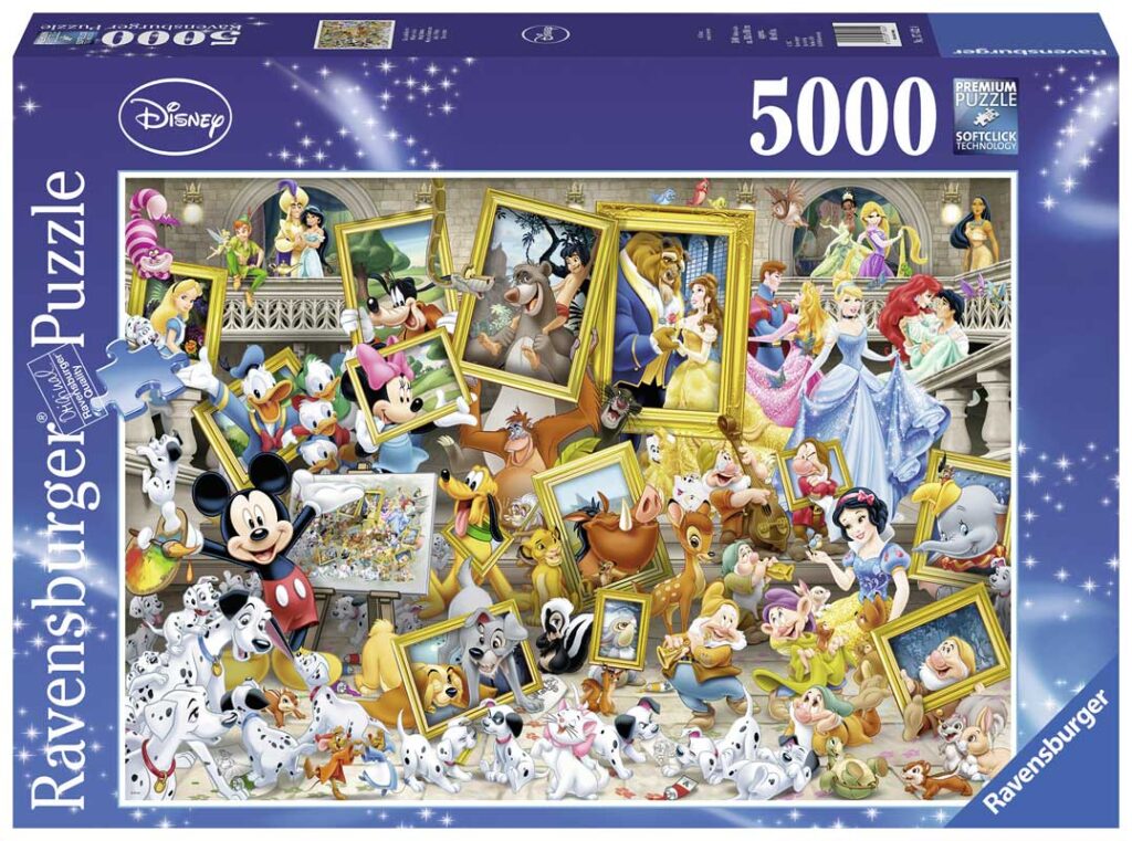 Ravensburger Puslespil – Disney Malende Musse 5000 brikker