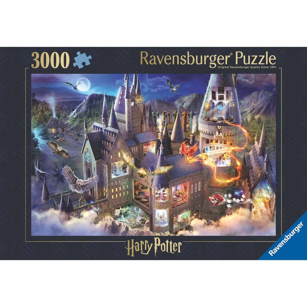 Ravensburger Puslespil – Hogwarts Slot 3000 brikker