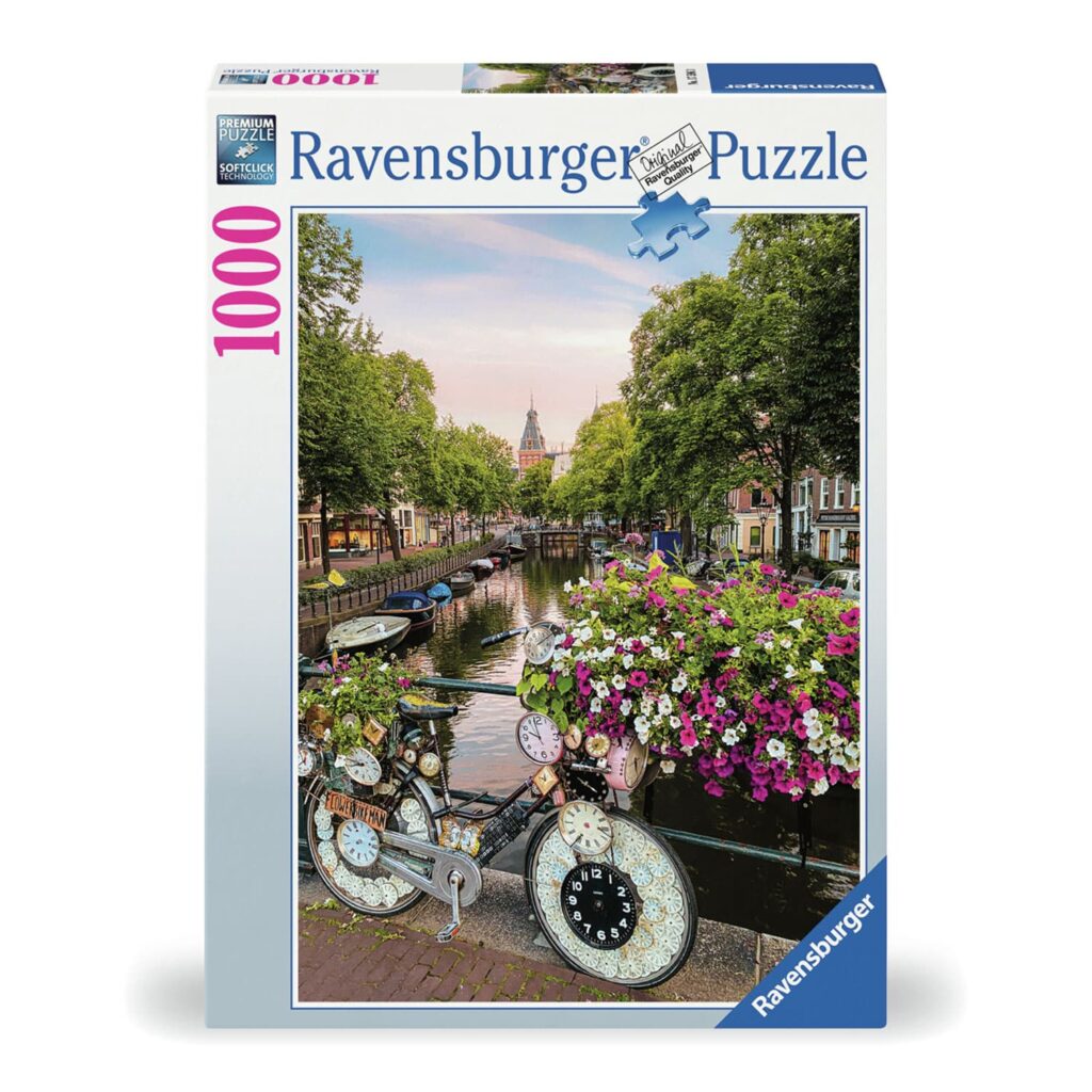 Ravensburger Puslespil – Cykel i Amsterdam 1000 Brikker