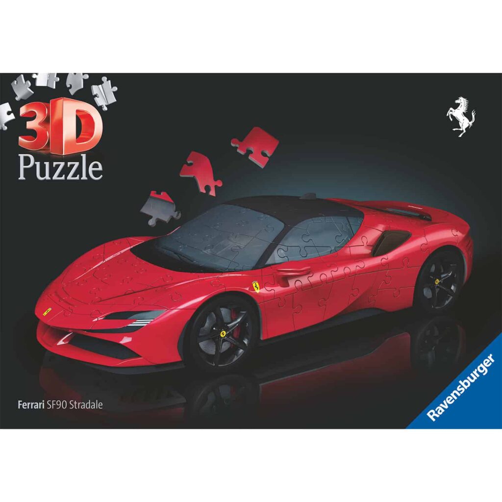 Ravensburger 3D Puslespil – Ferrari SF90 Stradale 108 brikker