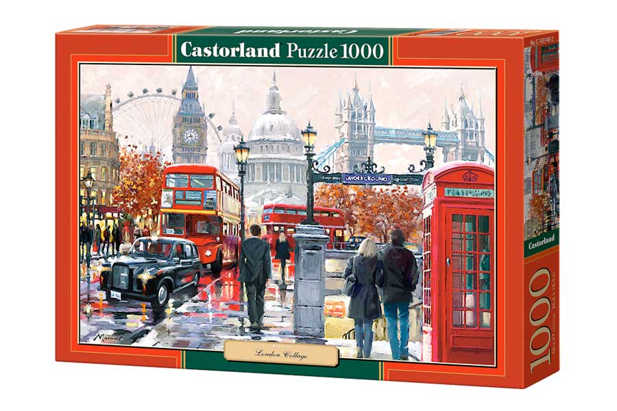 Castorland Puslespil – London Collage 1000 Brikker
