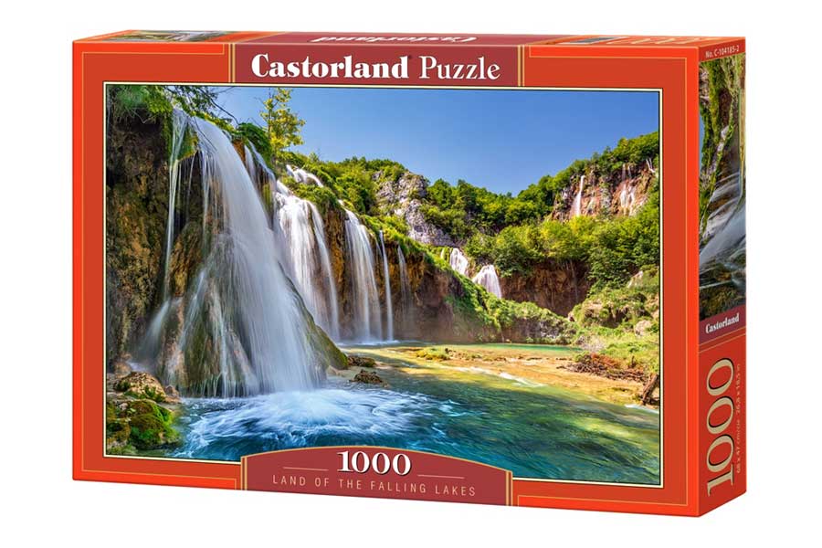Castorland Puslespil – Vandfaldene i Plitvicesøernes Nationalpark, Kroatien 1000 Brikker