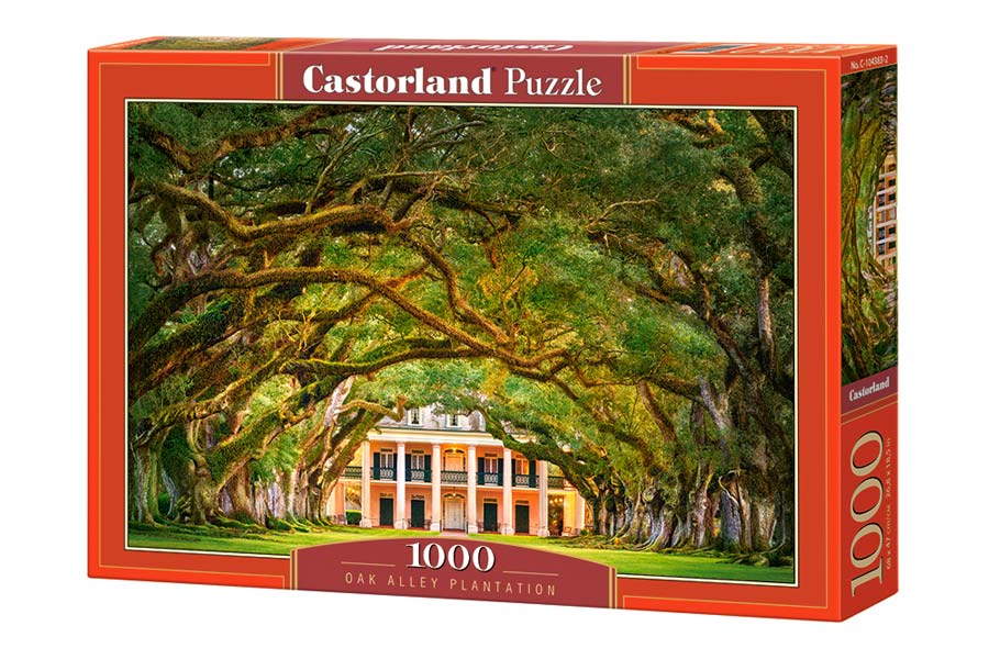 Castorland Puslespil – Oak Alley Plantation i LA, USA 1000 Brikker