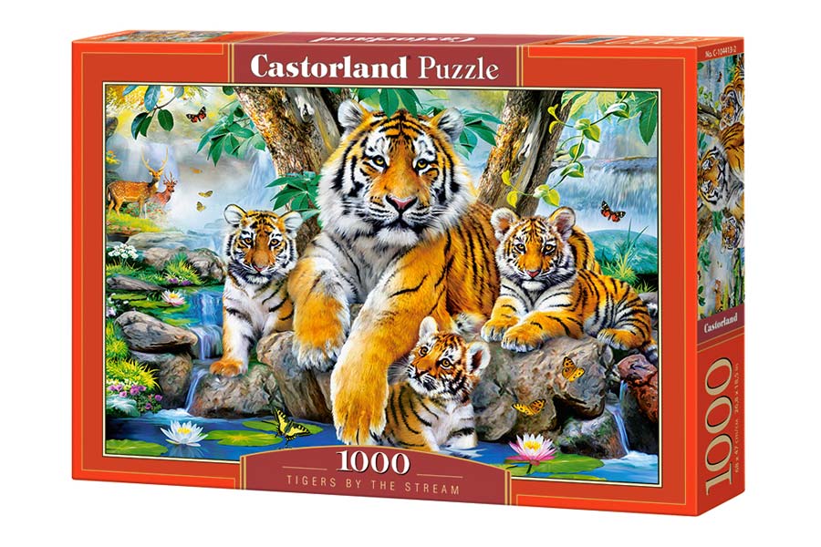 Castorland Puslespil – Tigre ved vandet 1000 Brikker
