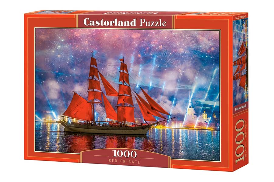 Castorland Puslespil – Rød Fregat 1000 Brikker