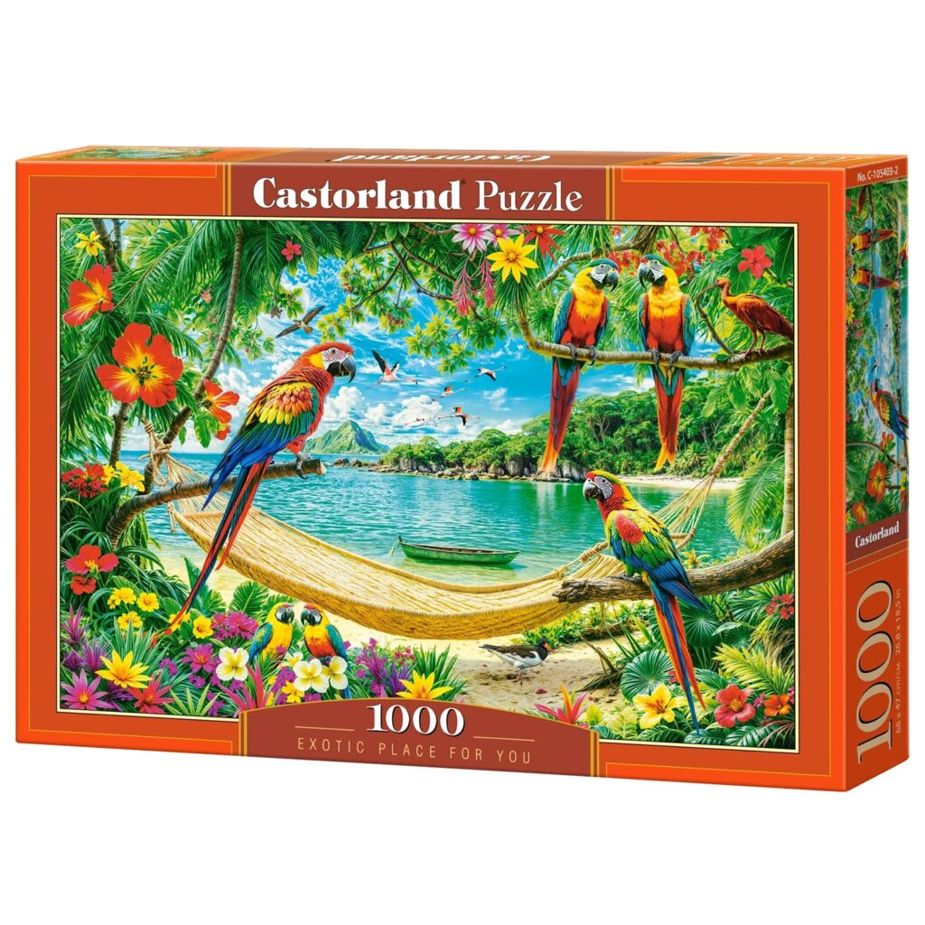 Castorland Puslespil – Eksotisk destination til dig 1000 brikker