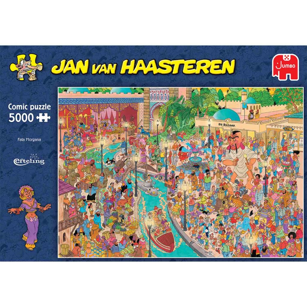 Jan Van Haasteren Puslespil – Fata Morgana Forlystelsespark 5000 brikker