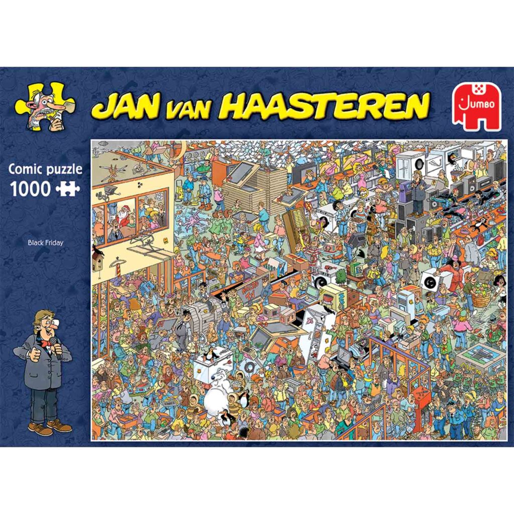 Jan Van Haasteren Puslespil – Black Friday 1000 brikker