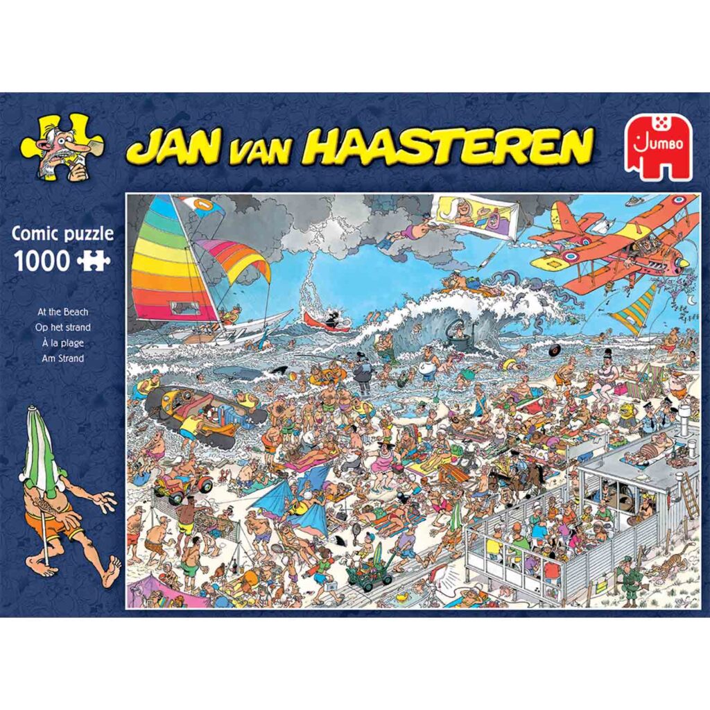 Jan Van Haasteren Puslespil – Ved stranden 1000 brikker