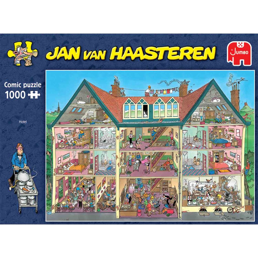 Jan Van Haasteren Puslespil – Hotellet 1000 brikker