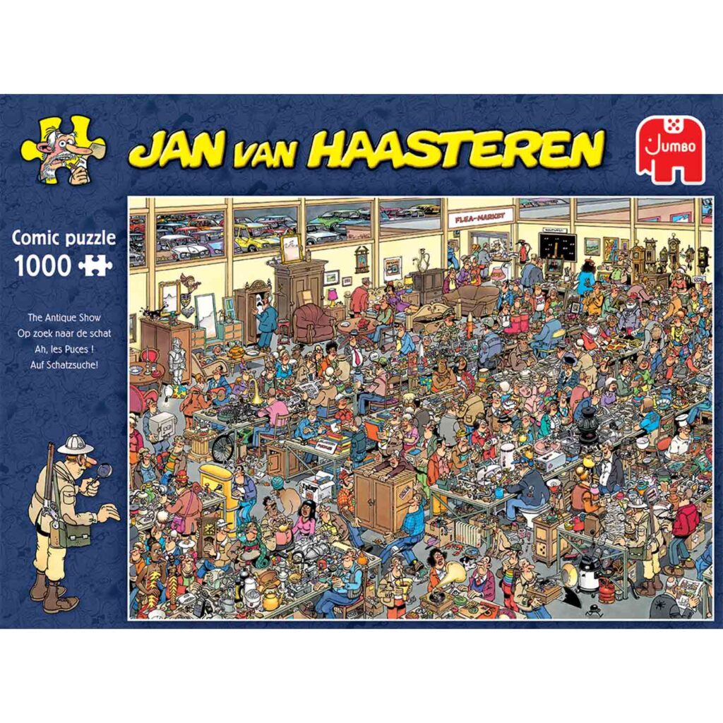 Jan Van Haasteren Puslespil – Antikmessen 1000 brikker